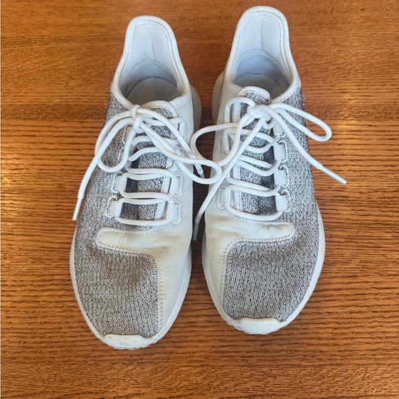 Adidas Light Gray and White Sneakers - Picture 2 of 9